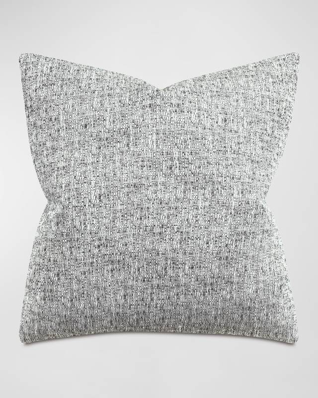 Oberon Tweed Decorative Pillow, 22" Square